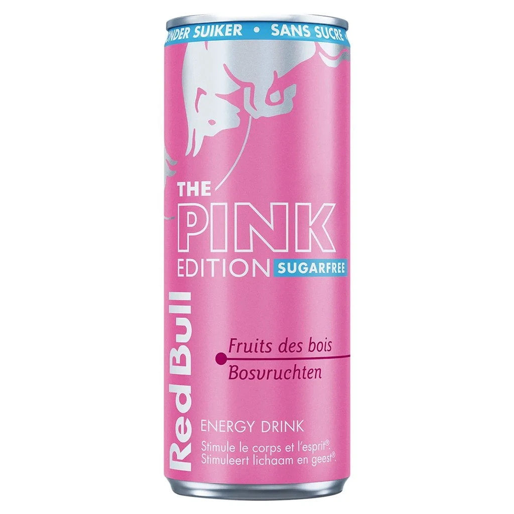 [SS001270] Red Bull Pink Fruits des Bois Sugarfree 250 ml