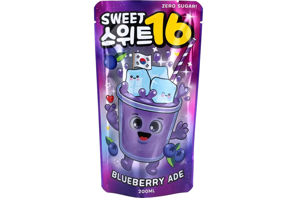 [SS001812 4132] Sweet 16 Blueberry Zero Sugar 200 ml