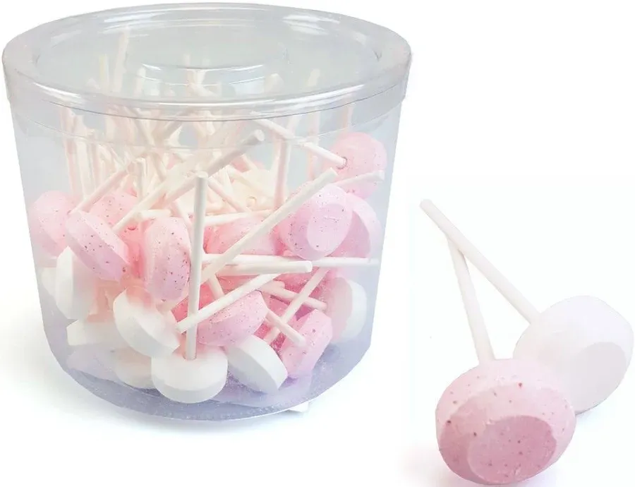 [SS002266] Dextrose Sucettes Roses & Blanches 10 g