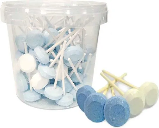 [SS002267] Dextrose Sucettes Bleues & Blanches 10 g