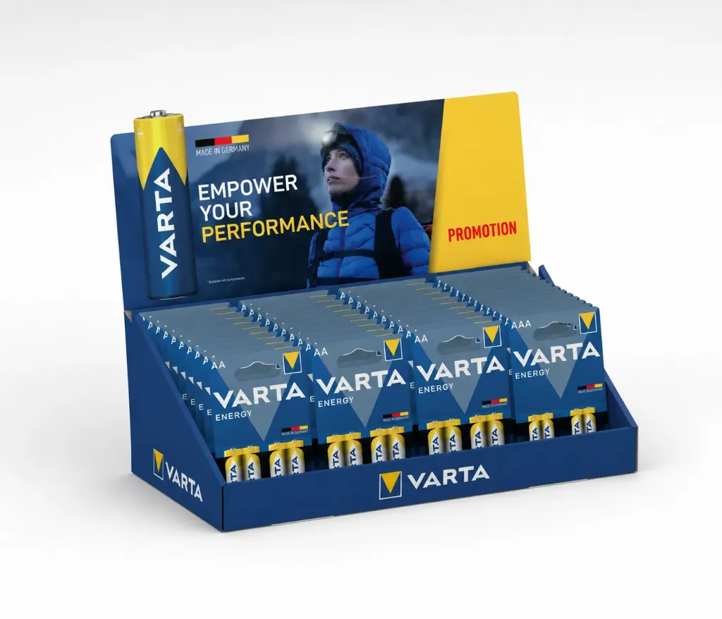 Varta Display Energy Battery 30 AA + 13 AAA