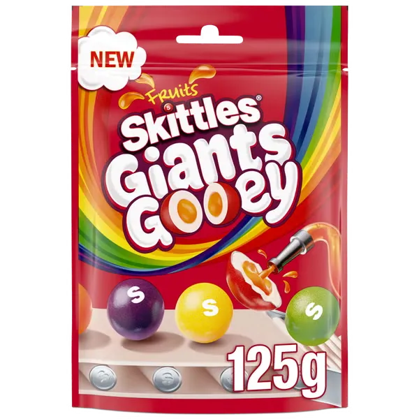 [SS002382] SKITTLES Giants Gooey Sweets Bag 125g