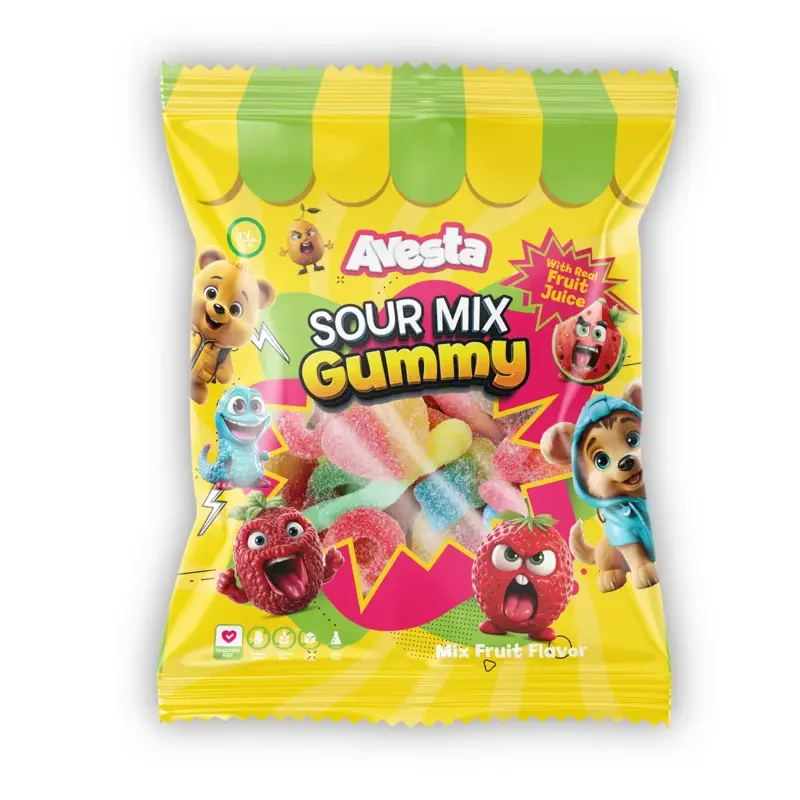 [SS002394] Avesta Sour Mix Gummy Party 80g