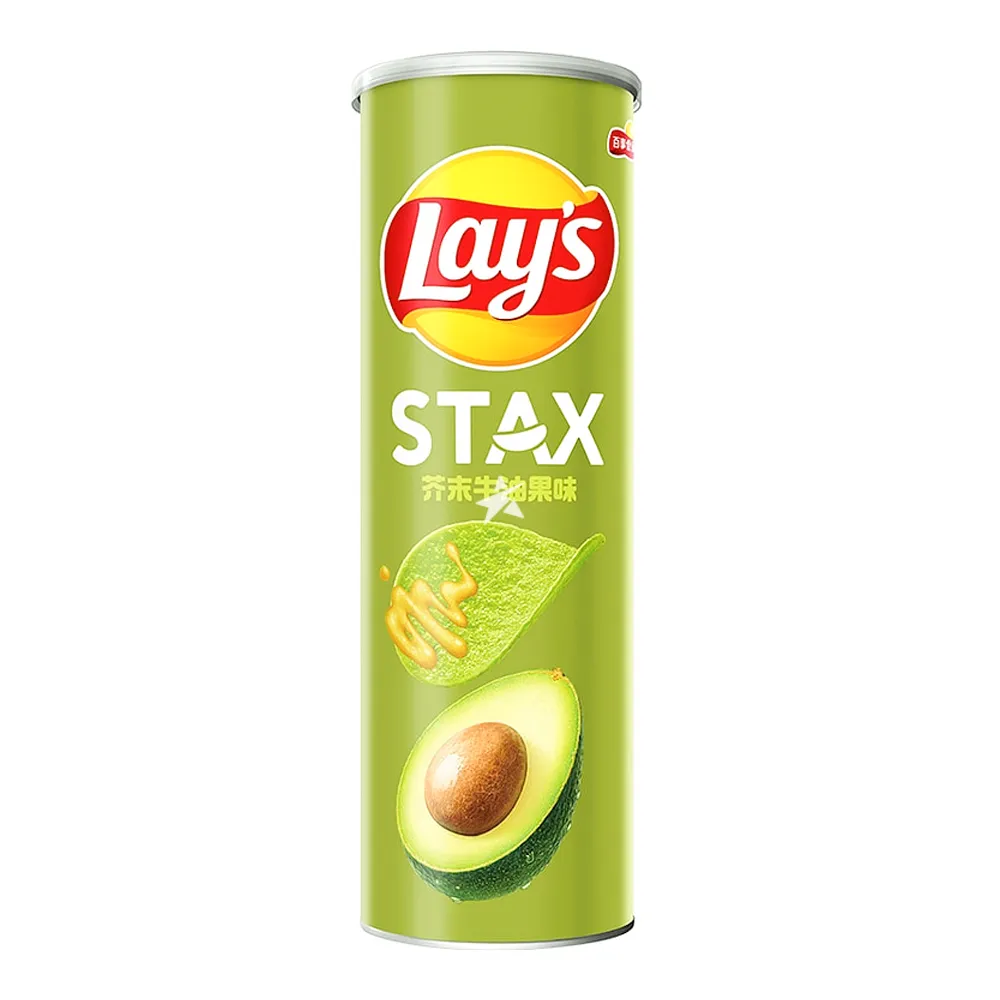 [SS002400] Lay's Stax à la Moutarde & à l'Avocat 90 g